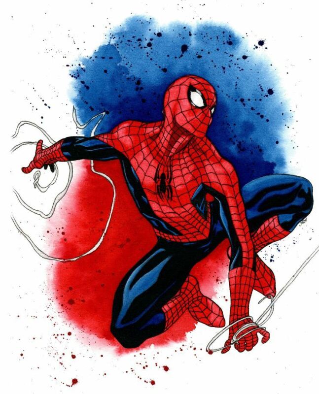 Superhero Poster Spider Man