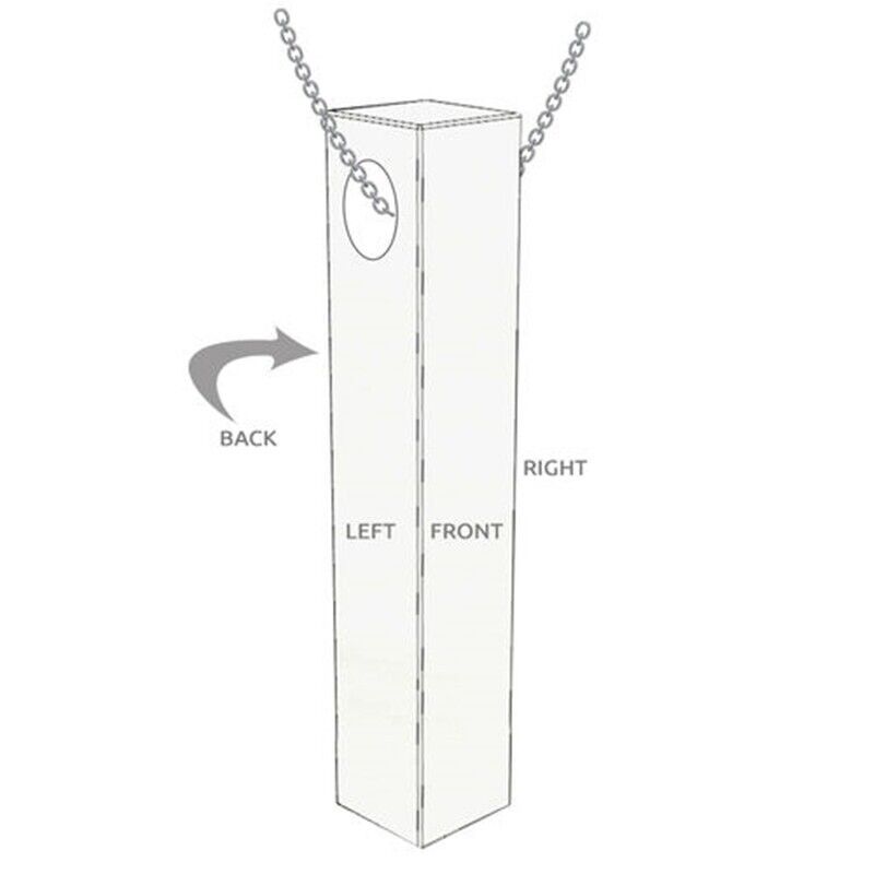 Birthstone Necklaces Engraved