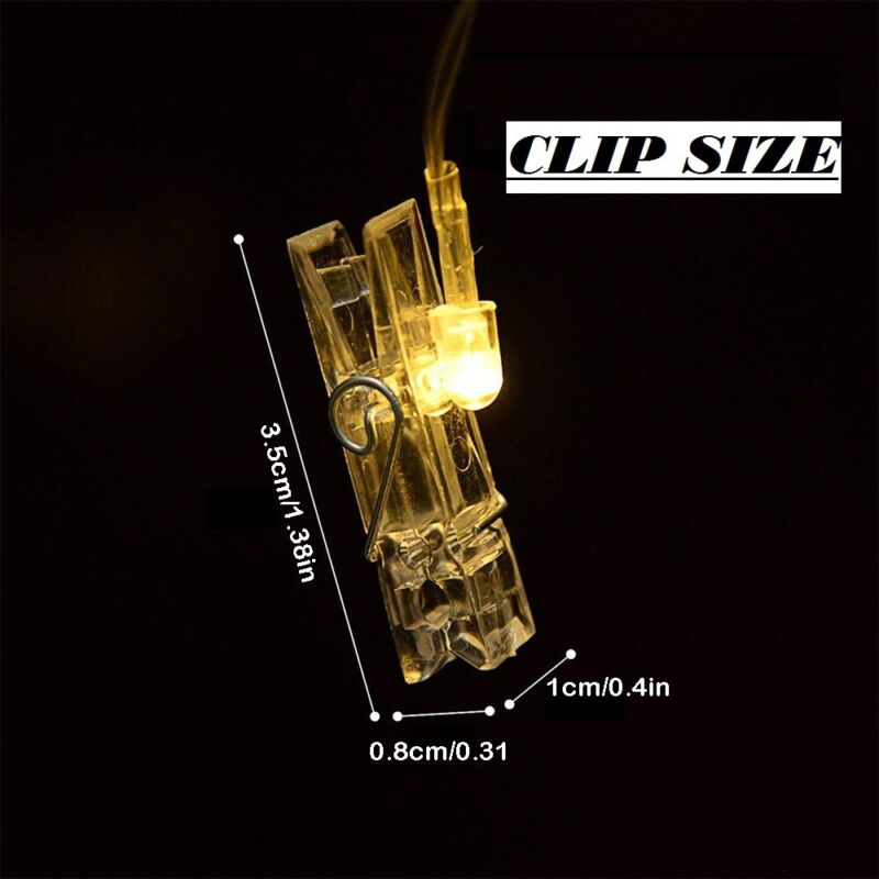 Photo clip string fairy lights