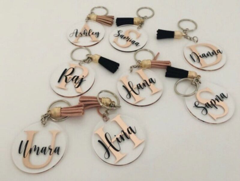 Personalised keyrings