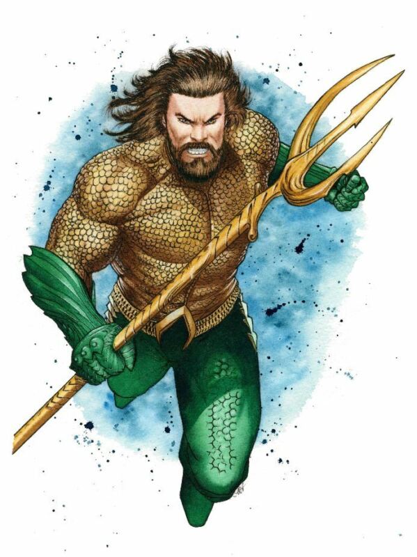 Superhero Poster Aquaman