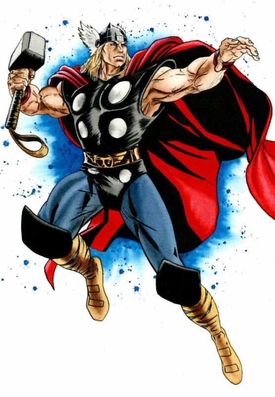 Superhero Poster Thor