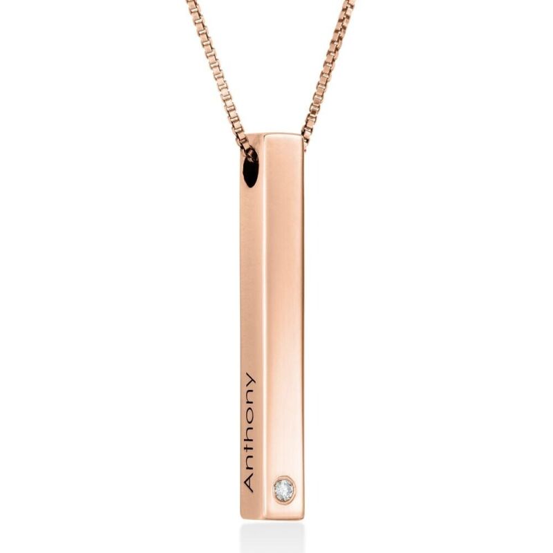 Birthstone Necklaces - Rose Gold