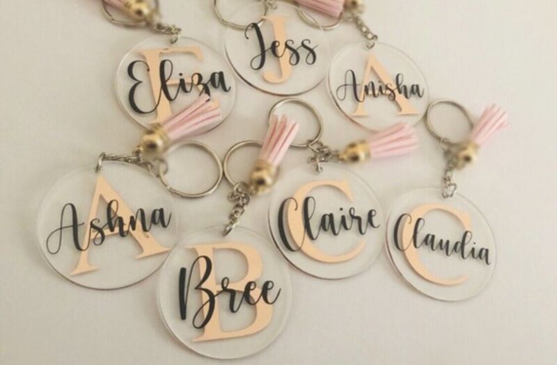 Personalised keyrings