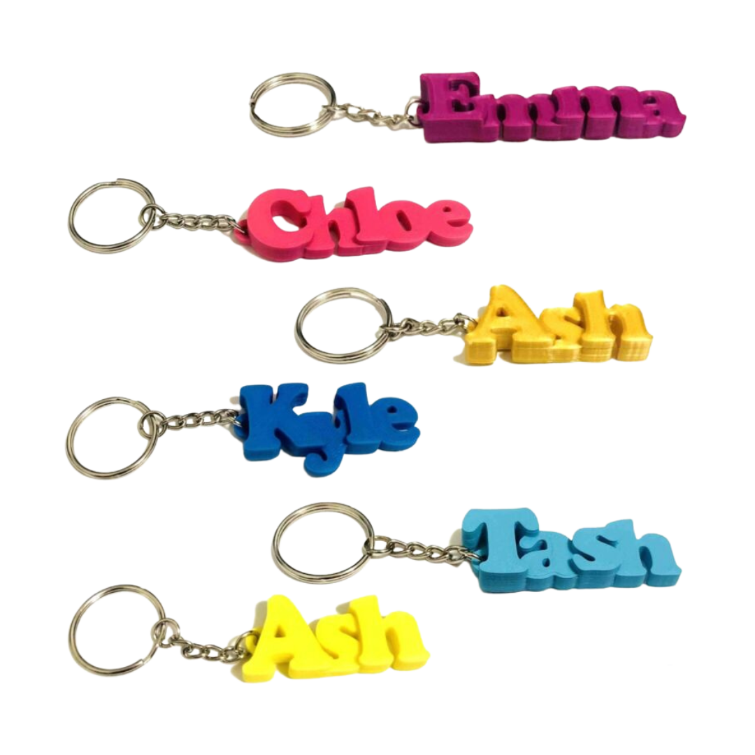 Personalised keyrings