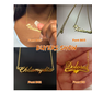 Personalised necklace, gifts for teenage girl - gold
