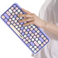 Bluetooth Retro Typewriter Colourful Computer Keyboard - Various colours