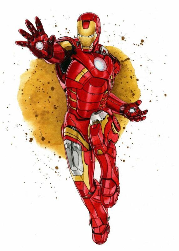Superhero Poster Iron Man